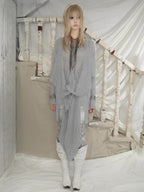 Scarf‑Effect Draped Tunic