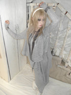 Scarf‑Effect Draped Tunic