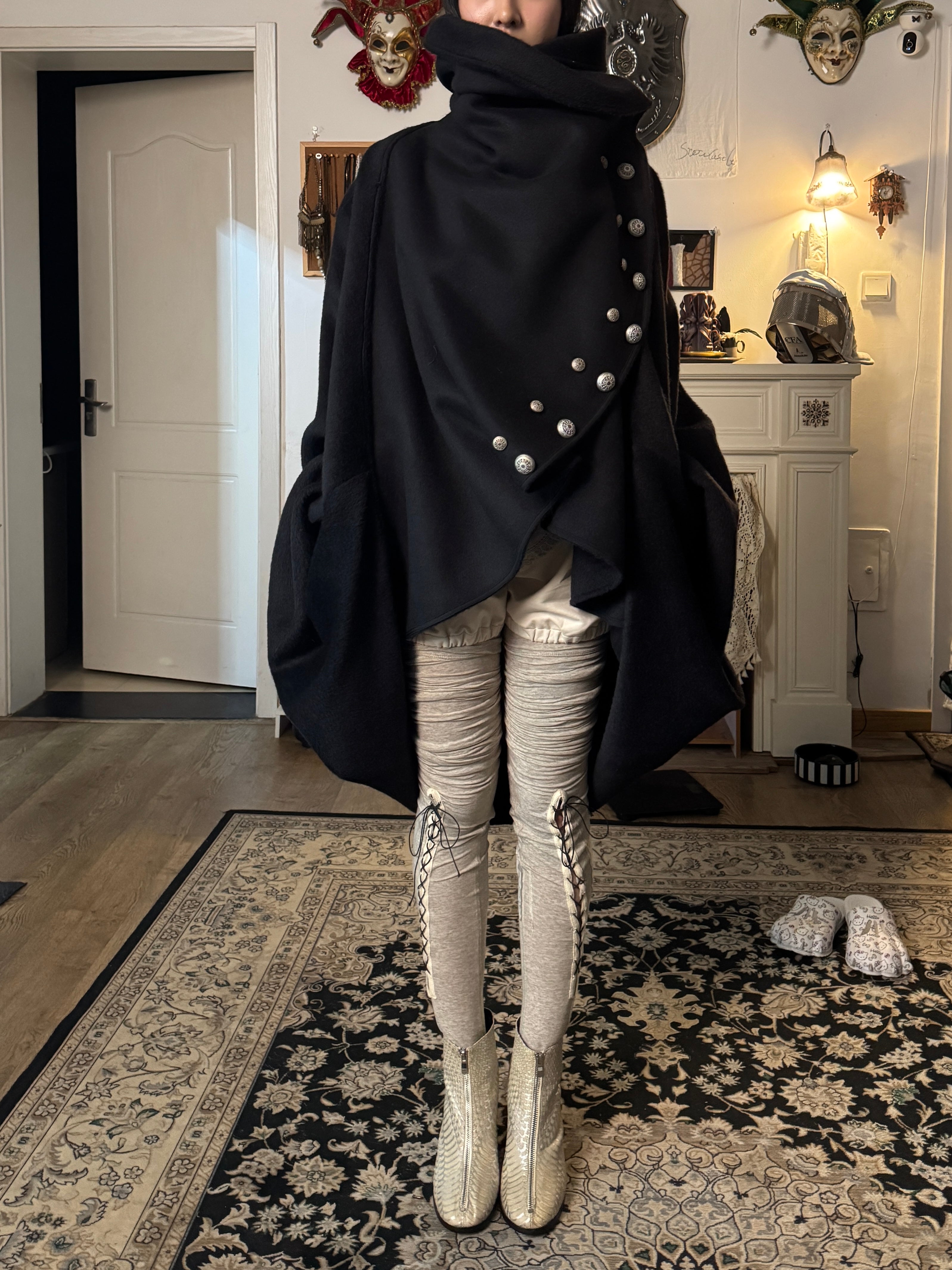 Unrestricted medieval knight's cloak