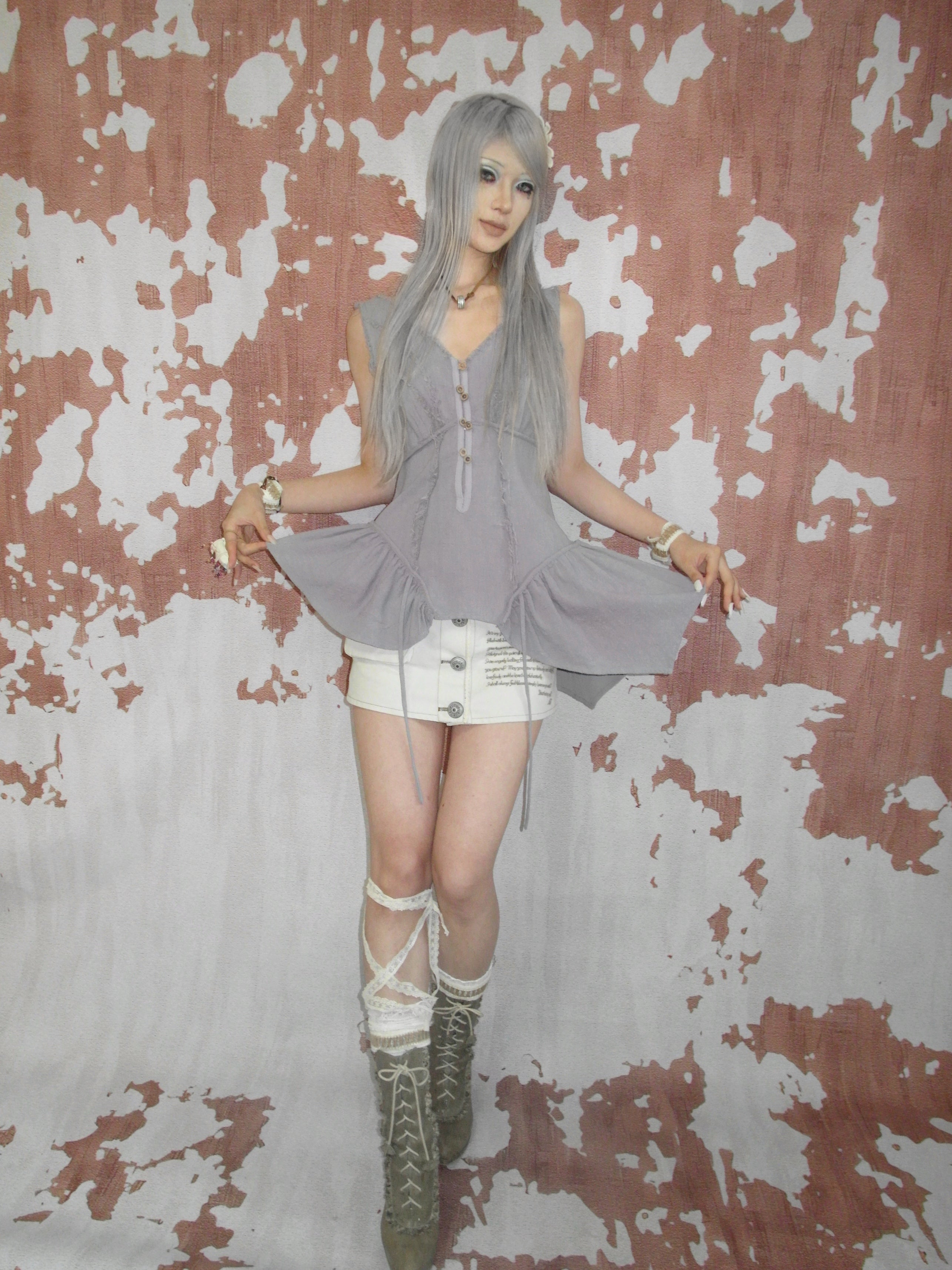 SnowCastle Love Letter Mini Skirt
