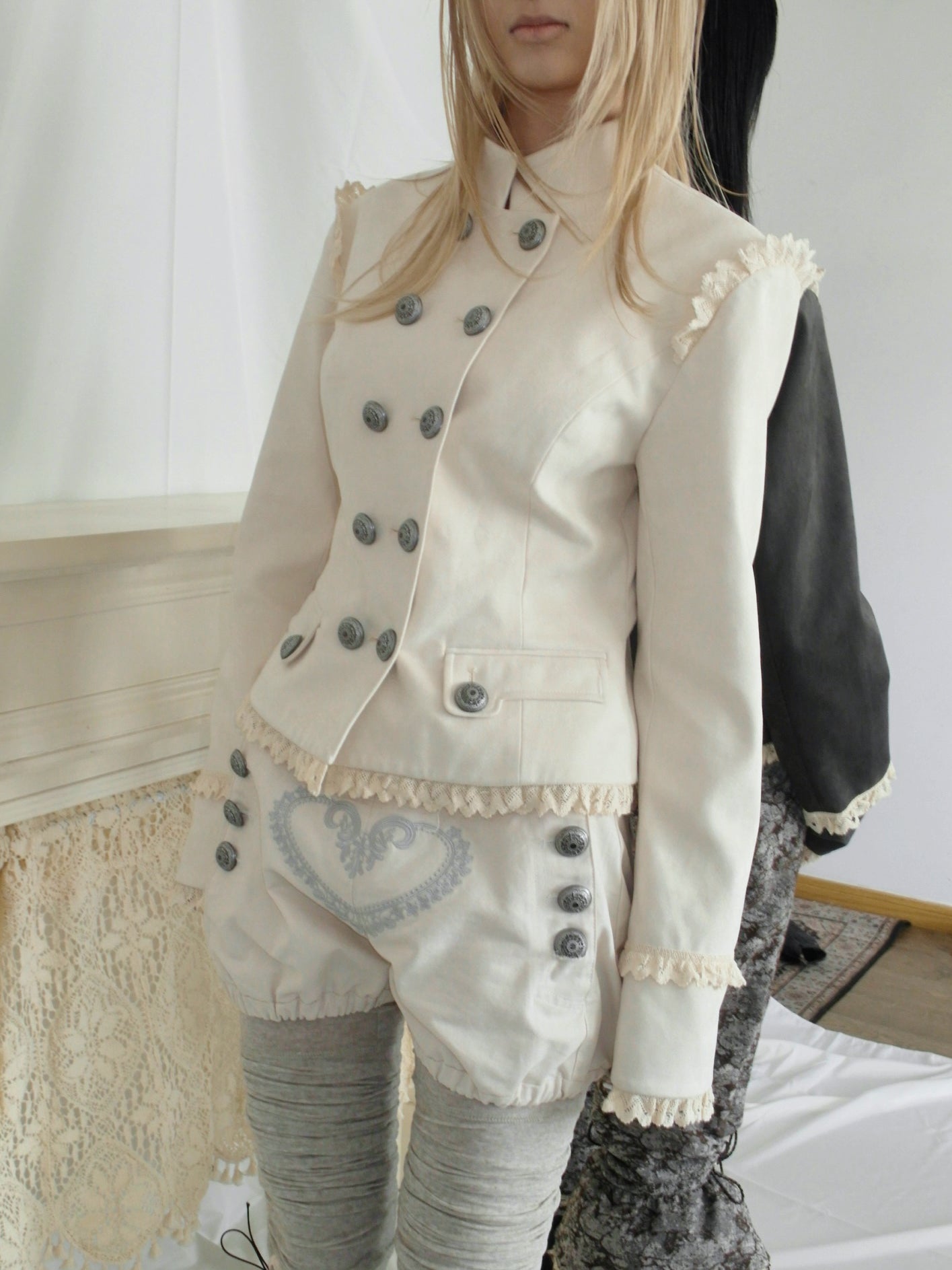 Snow Knight Court Button-Down Jacket