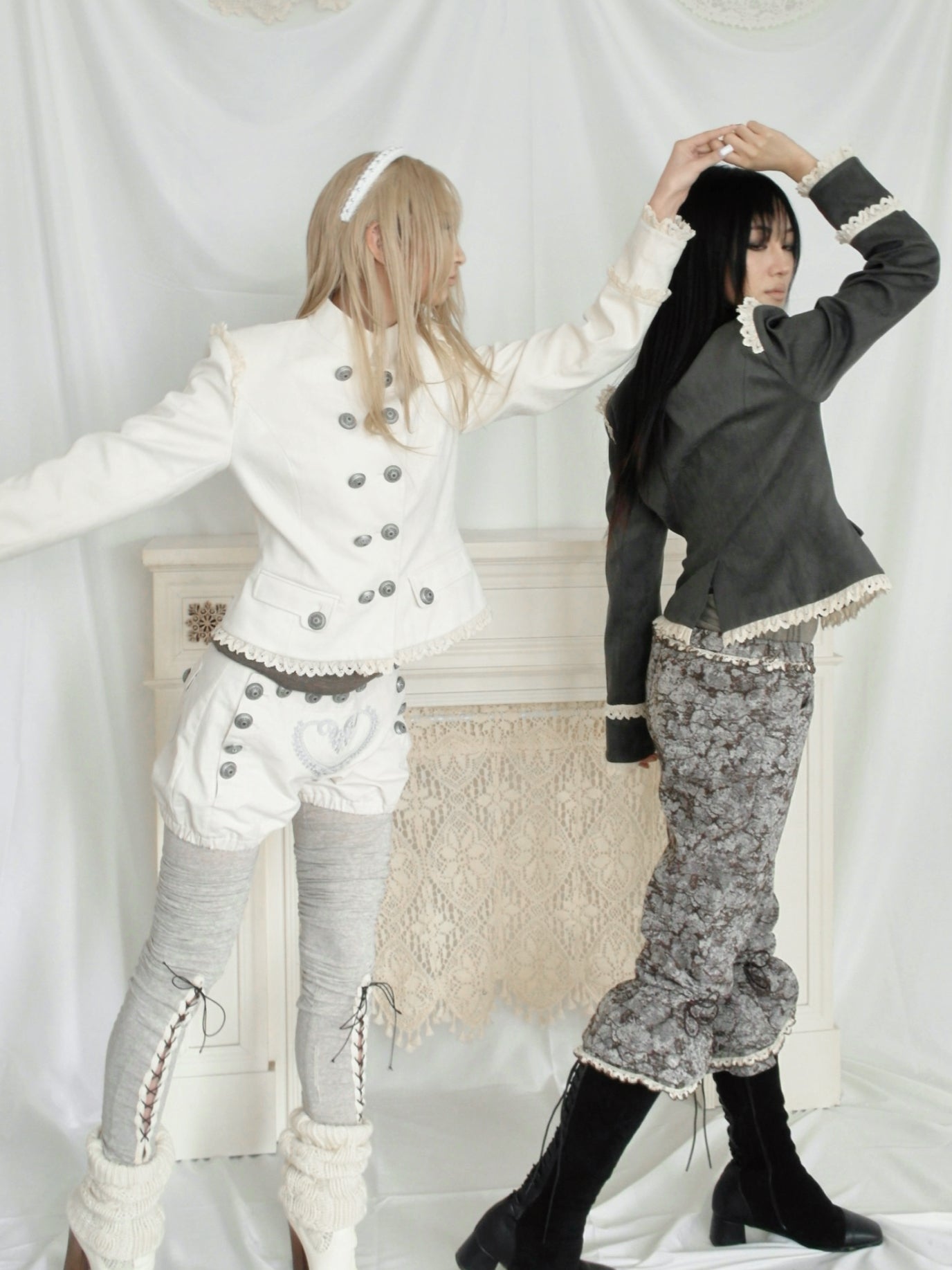 Snow Knight Court Button-Down Jacket