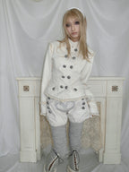 Snow Knight Court Button-Down Jacket