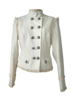 Snow Knight Court Button-Down Jacket