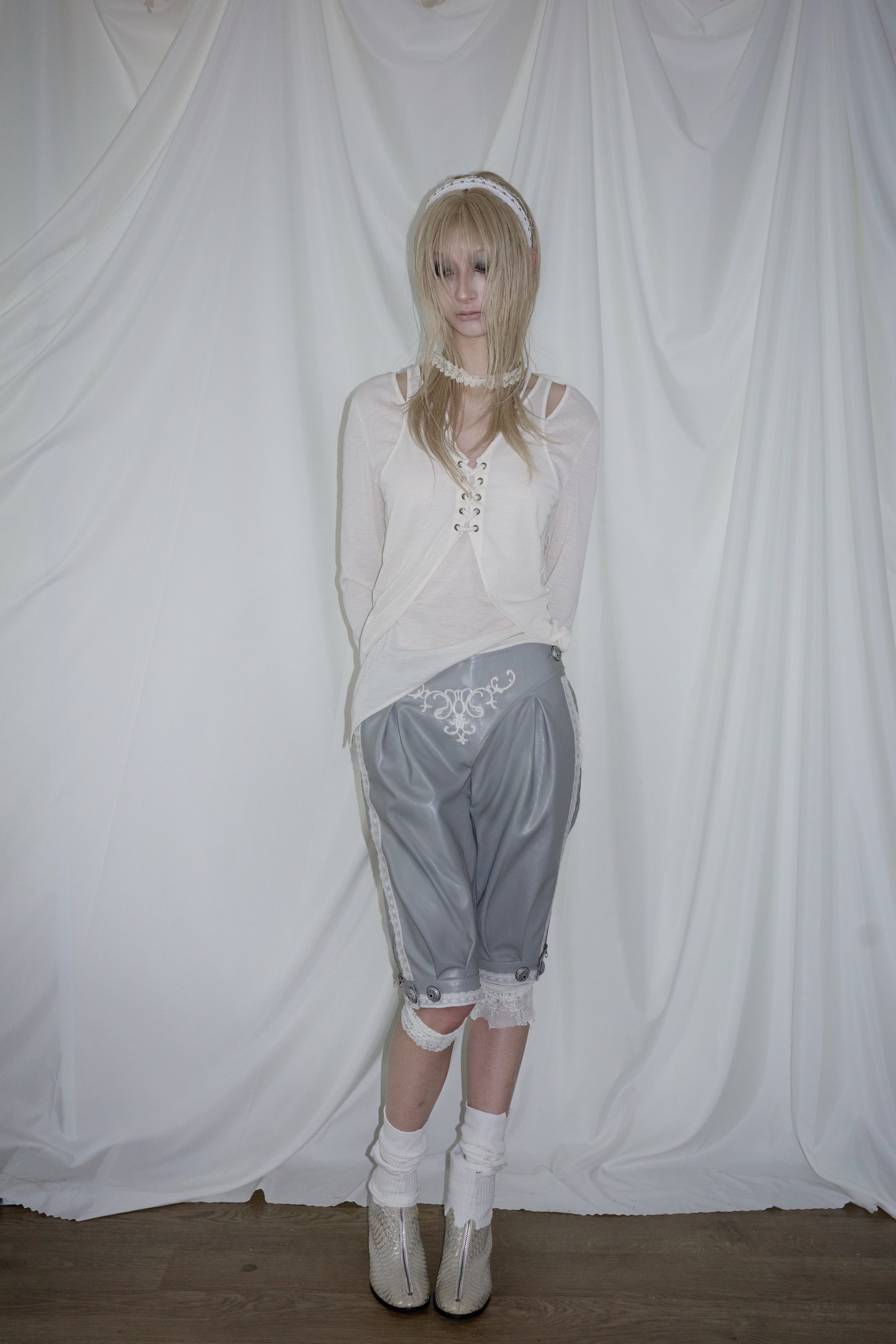 SnowCastle Embroidered leather breeches