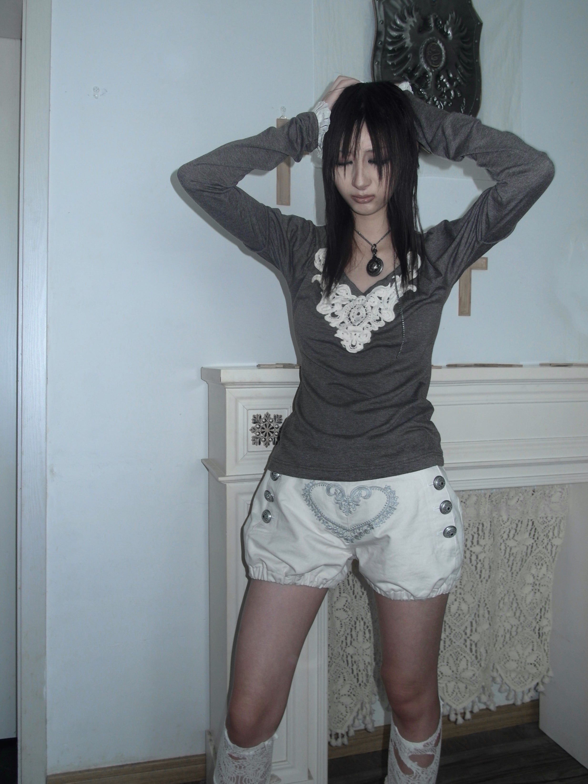 Medieval embroidered top