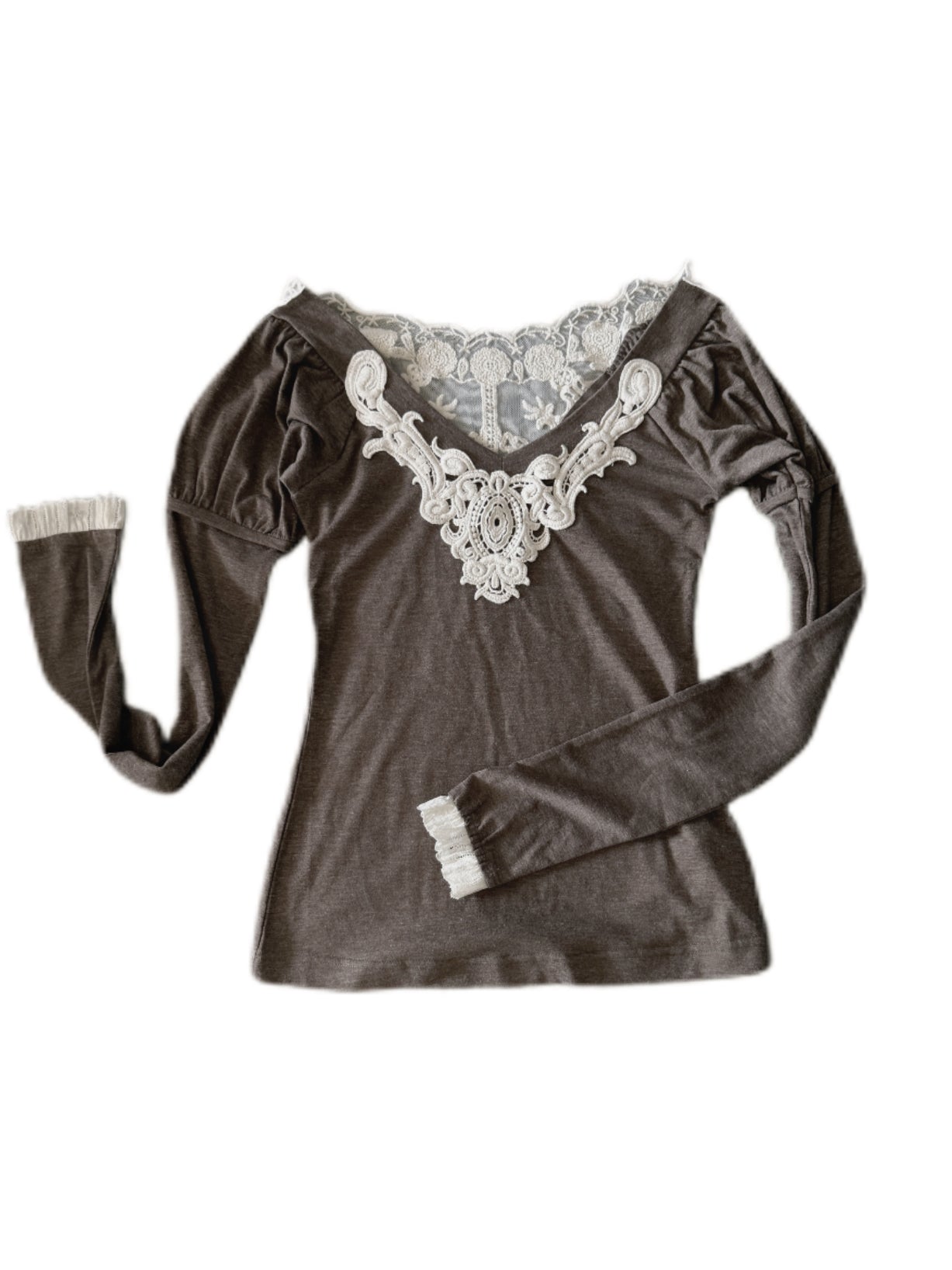 Medieval embroidered top