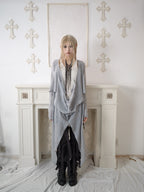 Scarf‑Effect Draped Tunic