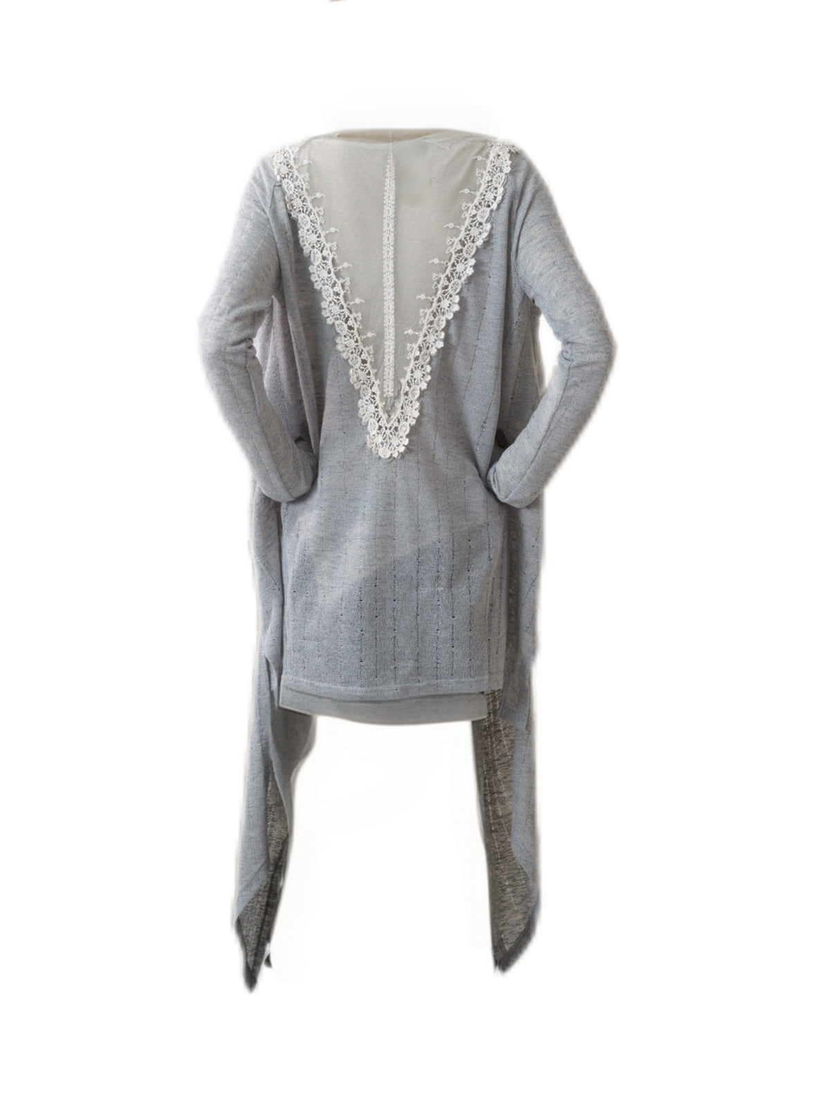Scarf‑Effect Draped Tunic
