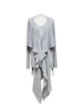 Scarf‑Effect Draped Tunic
