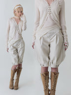 SnowCastle Embroidered leather breeches