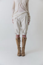 SnowCastle Embroidered leather breeches