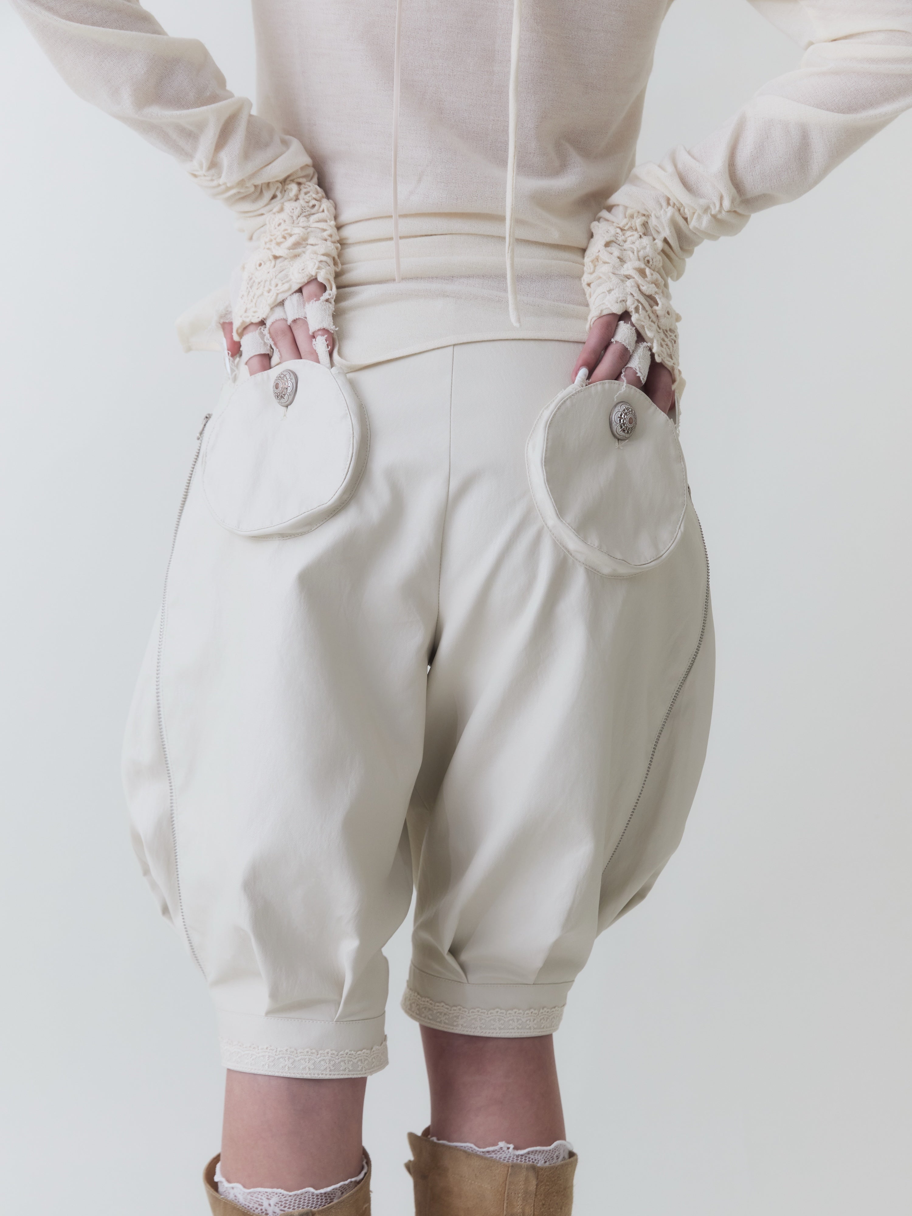 SnowCastle Embroidered leather breeches