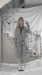 Scarf‑Effect Draped Tunic